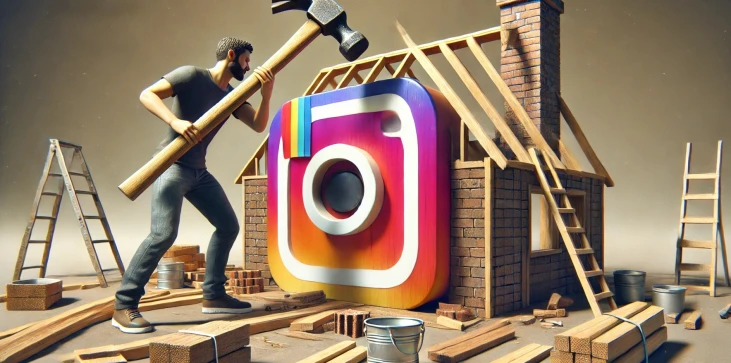 la creazione dell&#39;app Instagram